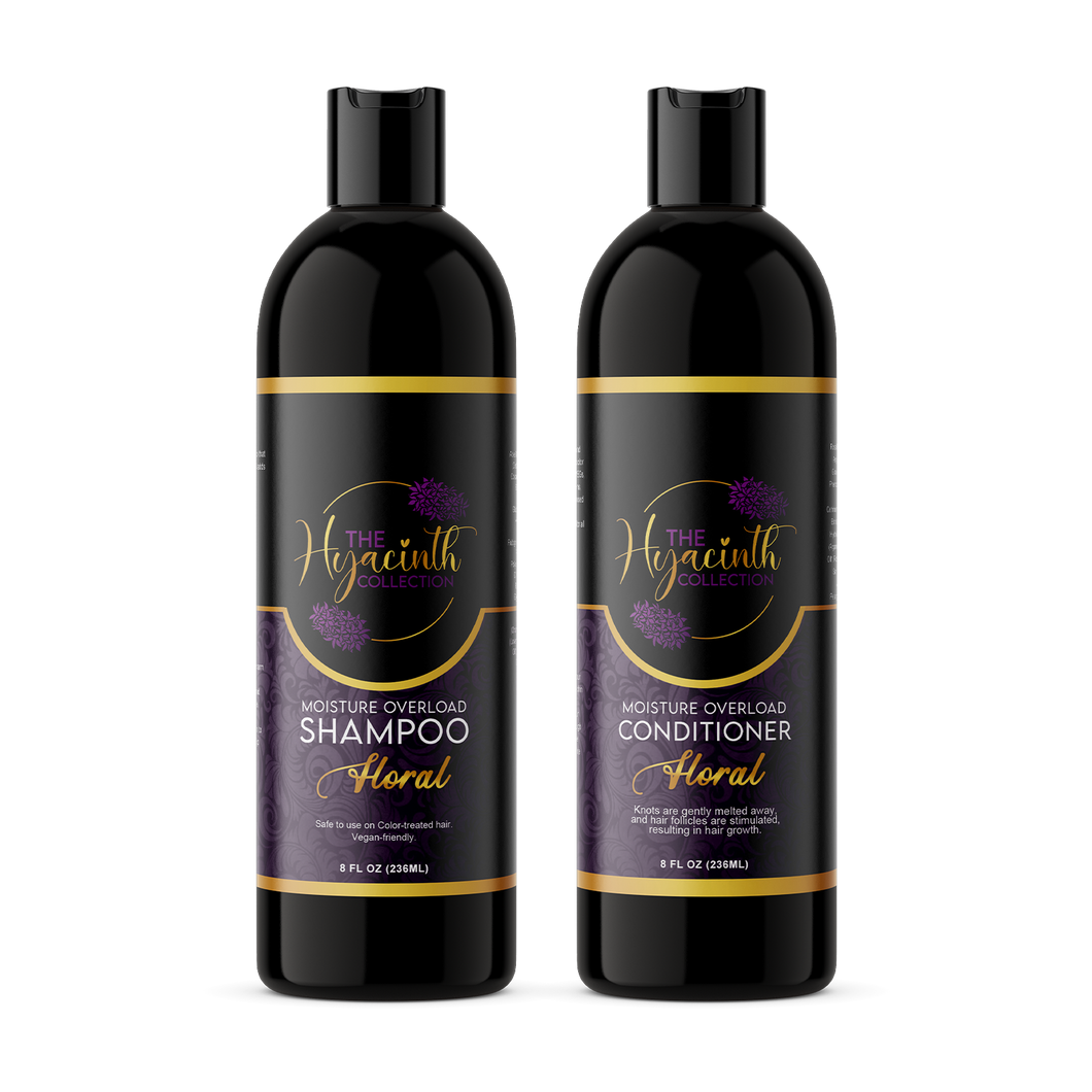 Moisture overload shampoo & conditioner (floral)